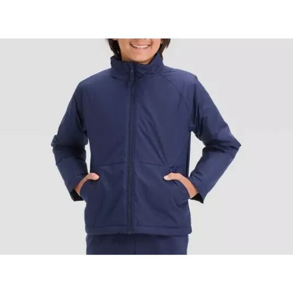 NWT All in Motion Boys Winter Coat Snow Jacket Blue Warmest 3-IN-1 Insulated XS - Picture 2 of 11